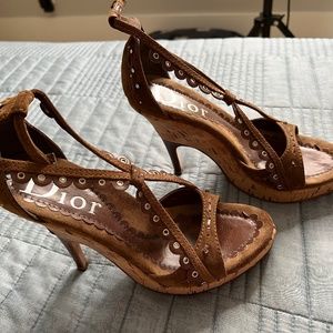 Dior suede sandals